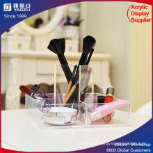 Acrylic Storage Zubehör Tray mit Make-up Pinselhalter